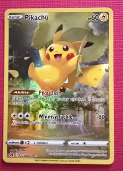 PIKACHU 2023 Pokemon Crown Zenith Galarian Gallery #GG30/GG70 Ultra Rare - Image 1
