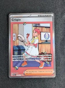 2025 Pokemon Prismatic Evolutions Crispin Special Illustration Rare 171/131 NM - Image 1