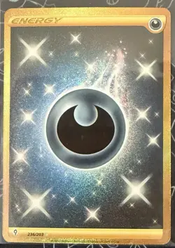 Pokemon TCG Darkness Energy 236/203 Gold Secret Rare Holo NM - Image 1