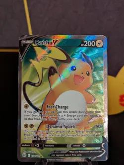 Pokemon TCG Raichu V Full Art 158/172 Brilliant Stars - Image 1