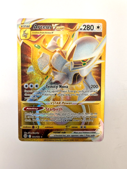 Arceus VSTAR 184/172 SWSH Brilliant Stars Secret Rare Pokemon Gold NM - Image 1