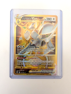 Arceus VSTAR 184/172 SWSH Brilliant Stars Secret Rare Pokemon Gold NM - Image 3