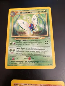 Lot of 4 Pokemon RARE Neo Discovery—19,20,28,35 (3 NM/LP, 1 w/a mark on bk) - Image 2