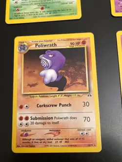 Lot of 4 Pokemon RARE Neo Discovery—19,20,28,35 (3 NM/LP, 1 w/a mark on bk) - Image 4