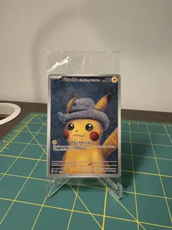 Pikachu with Grey Felt Hat SVP 085 SEALED Pokemon Van Gogh Promo Authentic - Image 1