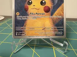 Pikachu with Grey Felt Hat SVP 085 SEALED Pokemon Van Gogh Promo Authentic - Image 3
