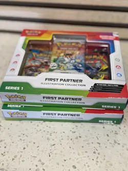 Pokemon First Partner Illustration Collection Series 1 Box Sealed LOT OF 2 - Image 2