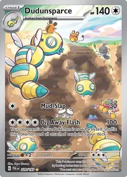 Pokemon TCG Dudunsparce Scarlet & Violet - Paldea Evolved 229/193 Holo... - Image 1