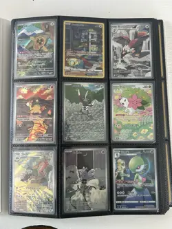 Pokemon TCG Mixed Binder lot Full Art Ex V Vmax Vintage Modern Good For Whatnot - Image 1