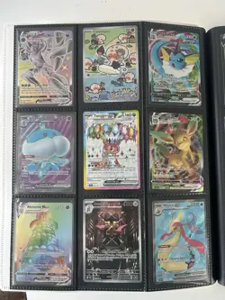 Pokemon TCG Mixed Binder lot Full Art Ex V Vmax Vintage Modern Good For Whatnot - Image 2