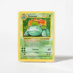 Venusaur Holo 15/102 Pokemon TCG Base Set Unlimited 1999 - Image 1