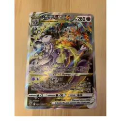 Pokemon Mewtwo VSTAR Full Art Ultra Rare Holo GG44/GG70 Crown Zenith EN - Image 1