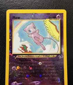 Pokemon TCG Mew 1/18 Southern Islands Promo Reverse Holo LP/MP - Image 2