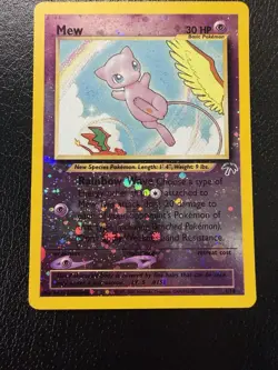 Pokemon TCG Mew 1/18 Southern Islands Promo Reverse Holo LP/MP - Image 3