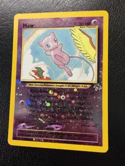 Pokemon TCG Mew 1/18 Southern Islands Promo Reverse Holo LP/MP - Image 4