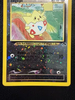 Togepi 4/18 Reverse Holo Southern Islands Promo Pokemon TCG MP - Image 3