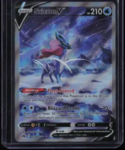Suicune V GG38/GG70 Pokemon Crown Zenith Galarian Gallery V Rare Near Mint - Image 1