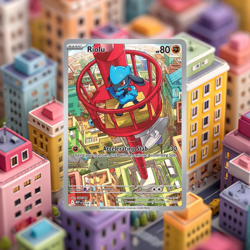 Riolu Promo ME 010 Full Art – Illustration Rare Style – NM Pokemon TCG - Image 1