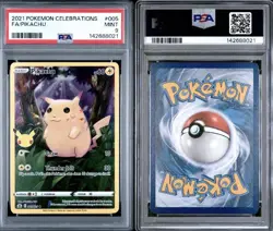 PSA 9- PIKACHU -2021 POKEMON TCG CELEBRATIONS FULL ART 005/025 - Image 2