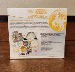 Brilliant Stars Pokemon Center ETB Sword & Shield Elite Trainer Box Sealed - Image 3