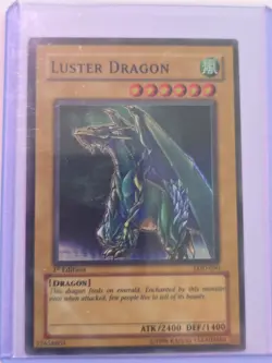 Yugioh Luster Dragon LOD-050 Super Rare - Image 1