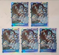 x5 One Piece TCG Carrying His Will EDWARD.N.NEWGATE Super Rare OP13-042 SR Holo - Image 1