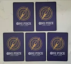 x5 One Piece TCG Carrying His Will EDWARD.N.NEWGATE Super Rare OP13-042 SR Holo - Image 3