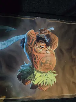 Maui Just In Time Disney Lorcana The First Chapter Playmat Used - Image 3