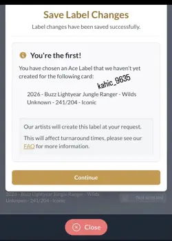 Lorcana Buzz Lightyear Jungle Ranger 241 Iconic - Wilds Unknown ACE 10 - Image 3