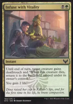 INFUSE WITH VITALITY 194/275 STRIXHAVEN SOM MTG MAGIC NM - Image 1