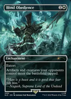Blind Obedience - Foil - Borderless x1 - Secret Lair Drop Series - NM-Mint, Engl - Image 1