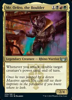 *FOIL* Mr. Orfeo, the Boulder - Streets Of New Capenna (U) - MTG - Image 1
