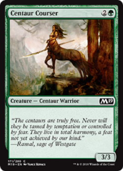 X4 Centaur Courser Magic 2019 LP/NM MTG Magic DNA GAMES - Image 1