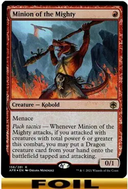 1x - Minion of the Mighty - [SELECT / YOU CHOOSE] - Forgotten Realms - NM MTG - Image 3