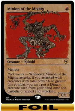 1x - Minion of the Mighty - [SELECT / YOU CHOOSE] - Forgotten Realms - NM MTG - Image 4