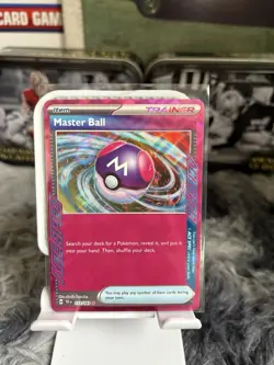 Pokemon TCG Master Ball 153/162 Scarlet & Violet: Temporal Forces Ace Spec NM - Image 1