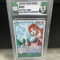 Bandai Nami Royal Blood Set OP10-033 IGS 9.5 One Piece Card Game - Image 1