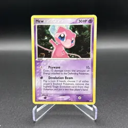Pokemon Mew TCG Black Star 2006 Promo Holo Card 040 MP- - Image 1