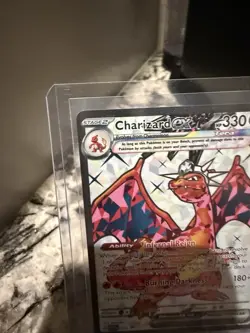Pokemon TCG Charizard EX SVP056 Black Star Holo Promo Card NM/M Condition - Image 3