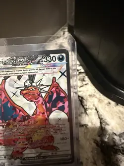 Pokemon TCG Charizard EX SVP056 Black Star Holo Promo Card NM/M Condition - Image 4