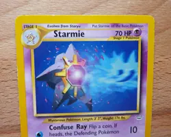 Starmie 25/64 Rare Unlimited Neo Revelation Pokemon Card LP - Image 2