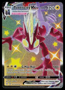 Pokemon Card - Toxtricity VMAX Shining Fates SV113/SV122 Shiny Holo Rare - Image 1