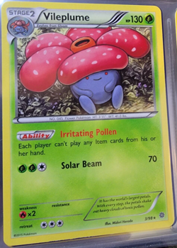 Vileplume 3/98 Ancient Origins Set Pokemon Trading Cards TCG Rares Grass NM/MINT - Image 1