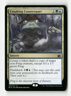 Croaking Counterpart - #215 - Non Foil - MTG - Near Mint - Image 1