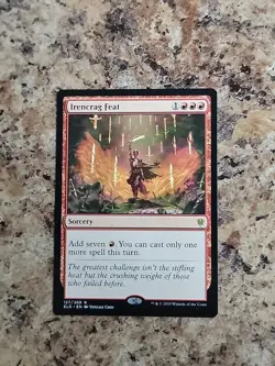 IRENCRAG FEAT X 1 N/M- THRONE OF ELDRAINE MAGIC THE GATHERING Unplayed - Image 2