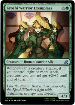 Kyoshi Warrior Exemplars Foil 0140 Avatar: The Last Airbender: Eternal-Legal TLE - Image 1