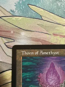 C5019 MAGIC GATHERING MTG BROTHERS' WAR THORN OF AMETHYST #60 RARE LP RETRO - Image 3
