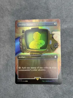 MTG Arcane Signet #356 (Borderless) Universes Beyond: Fallout Set Foil - Image 1