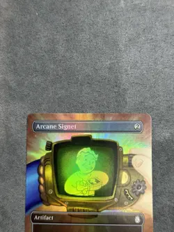 MTG Arcane Signet #356 (Borderless) Universes Beyond: Fallout Set Foil - Image 2
