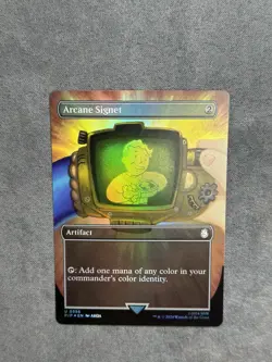 MTG Arcane Signet #356 (Borderless) Universes Beyond: Fallout Set Foil - Image 5